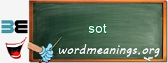 WordMeaning blackboard for sot